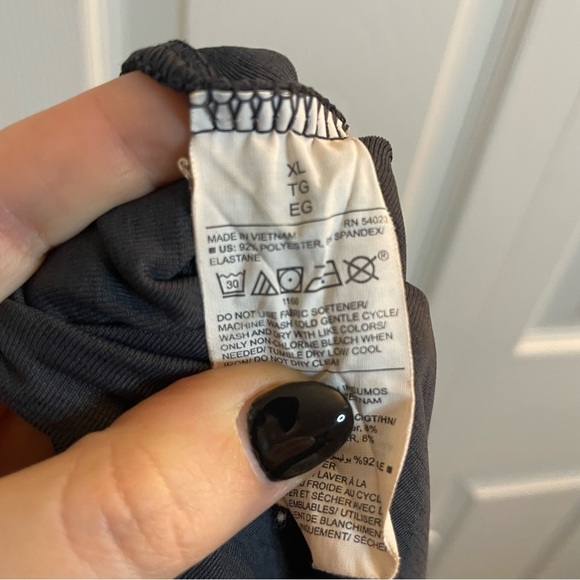 Crossley 100% Cotton Black Dress XL - Picture 2 of 4